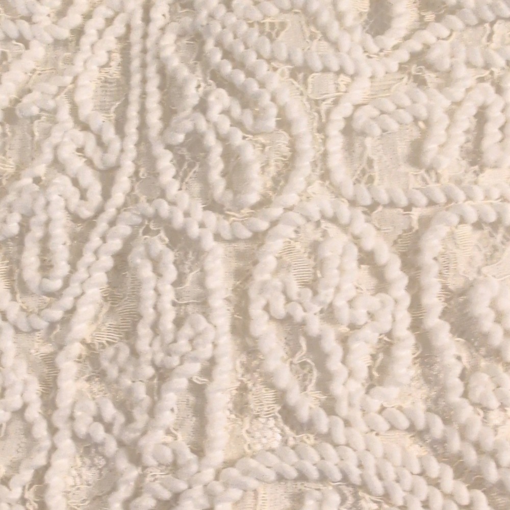 Soft Surroundings White Lilith Lace Bell Sleeve Textured Embroidery Lined Size S - Picture 11 of 12